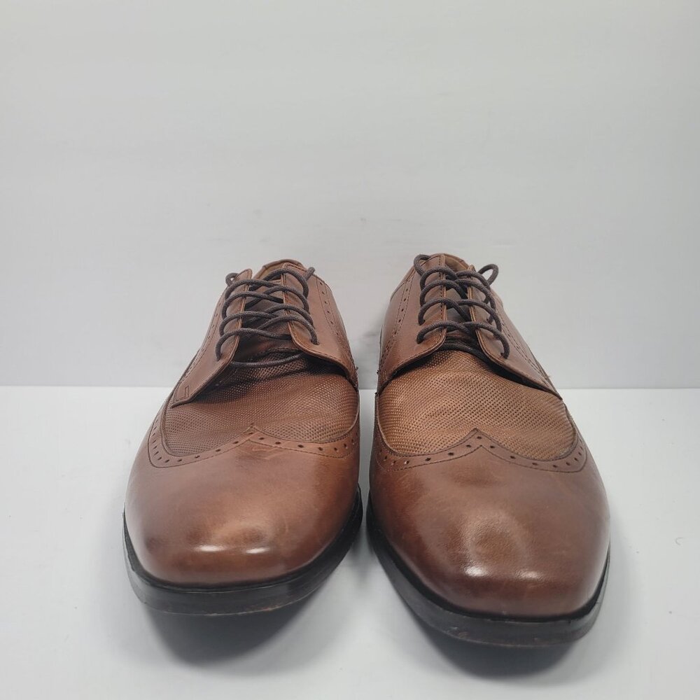 Johnston & Murphy Domani Men's Brown Oxford Dress Shoes 10.5M - Picture 3 of 8